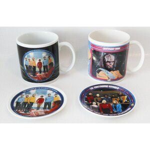 Vintage Star Trek Mugs and Mini Plates